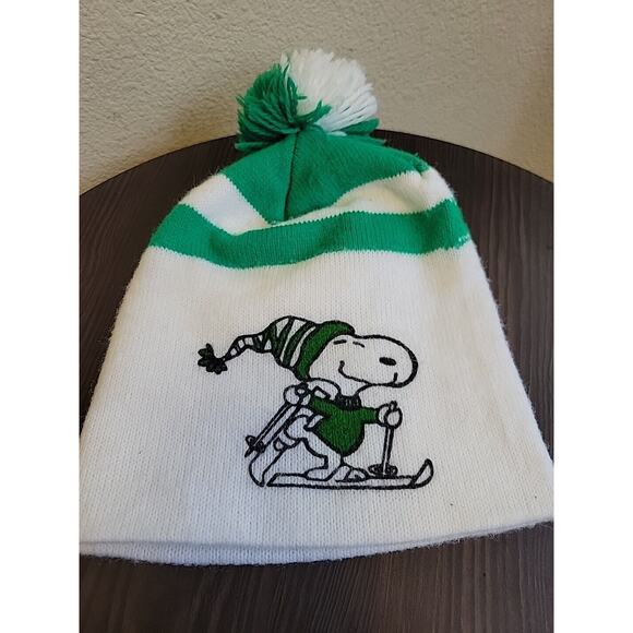 Snoopy Peanuts 1958 Orlon Acrylic Knit Hat Headwear Made In USA - Picture 1 of 5